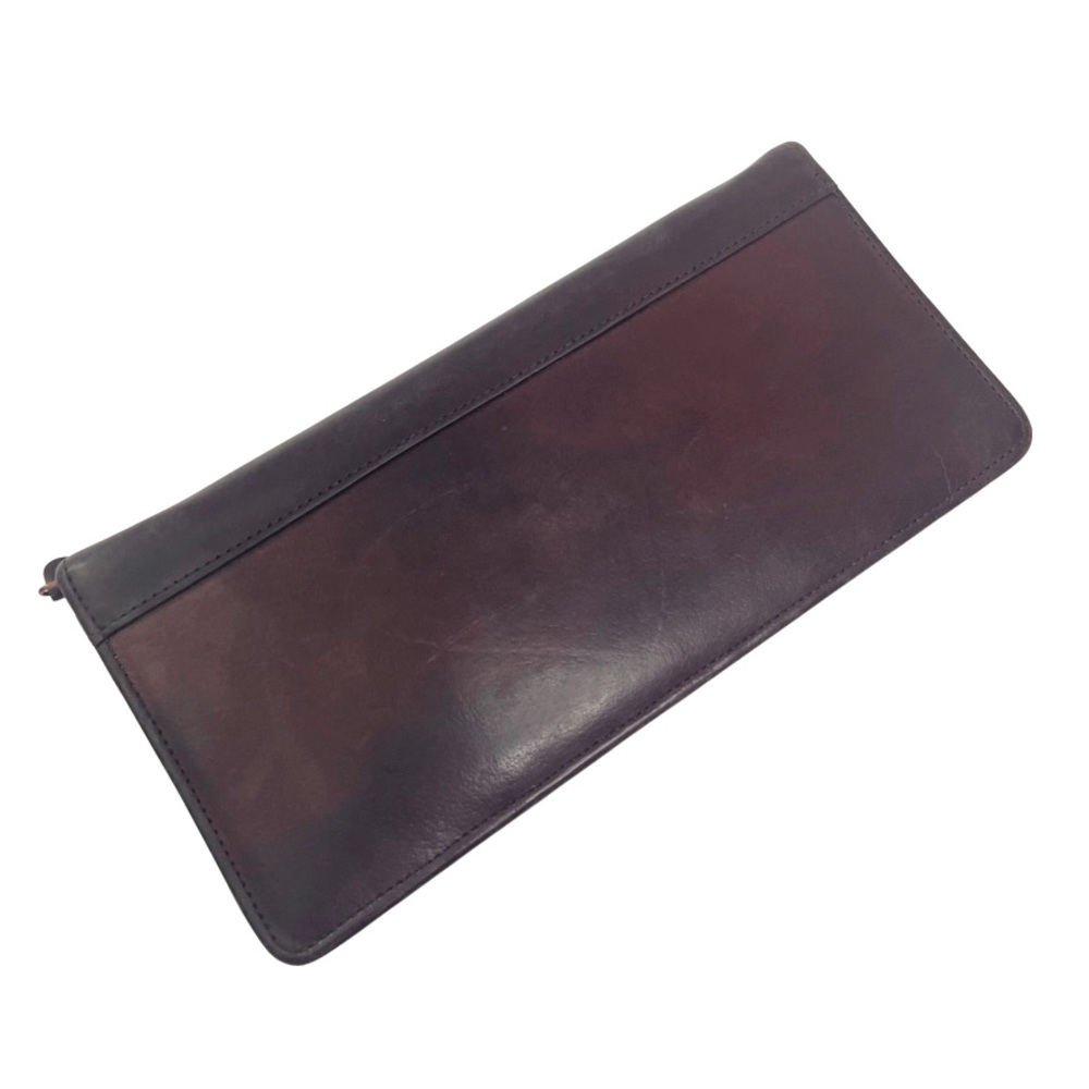 Vintage Coach checkbook wallet. Larger than average size. 9”x4”